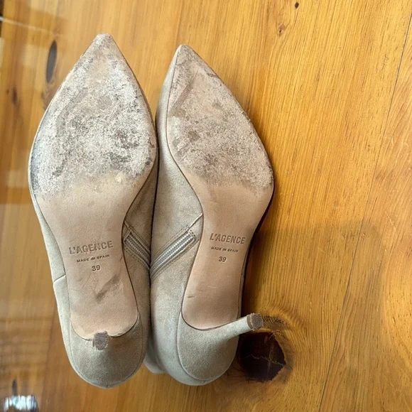 L’AGENCE Aimee Suede Ankle Boots - Picture 10 of 12